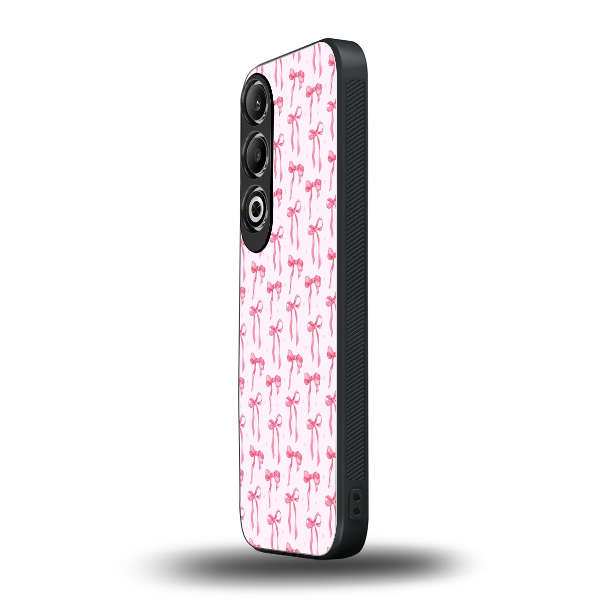 Bow Pink oneplus nord ce 4 mobile cover | shockproof glass phone case