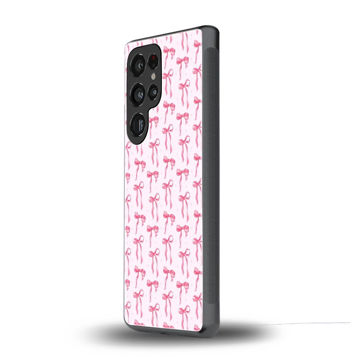 Bow Pink samsung galaxy s26 ultra mobile cover | shockproof glass phone case