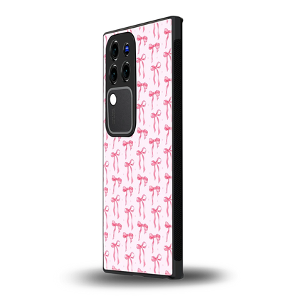 Bow Pinkvivo v30 pro mobile cover | shockproof glass phone case