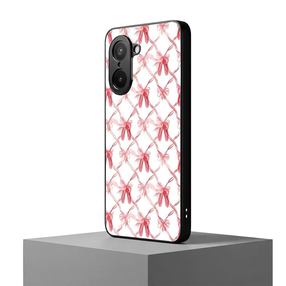 Bow Ribbon oneplus nord ce5 5g mobile cover | shockproof glass phone case