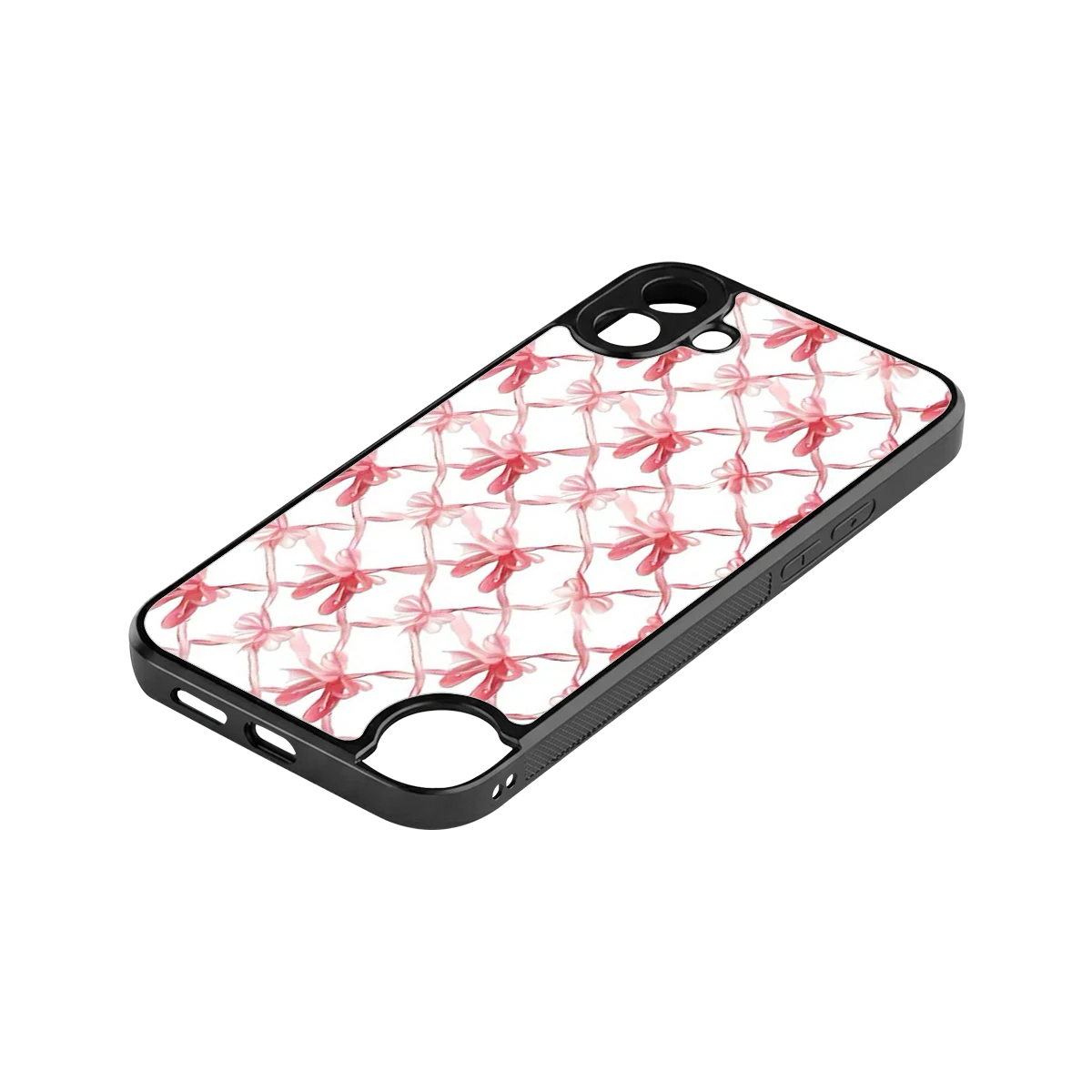 Bow Ribbon stylish phone case for cmf nothing phone 1 | glossy glass and slim fit