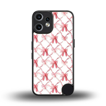 Bow Ribbon back phone cover | glass case for cmf nothing phone 2 pro
