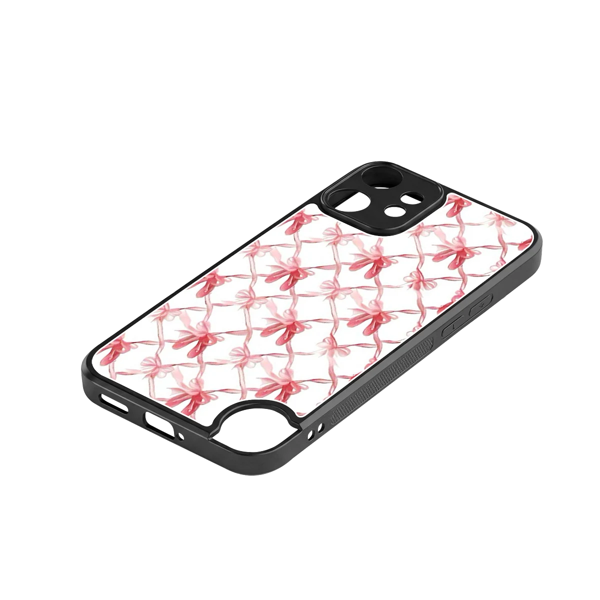 Bow Ribbon stylish phone case for cmf nothing phone 2 pro | glossy glass and slim fit