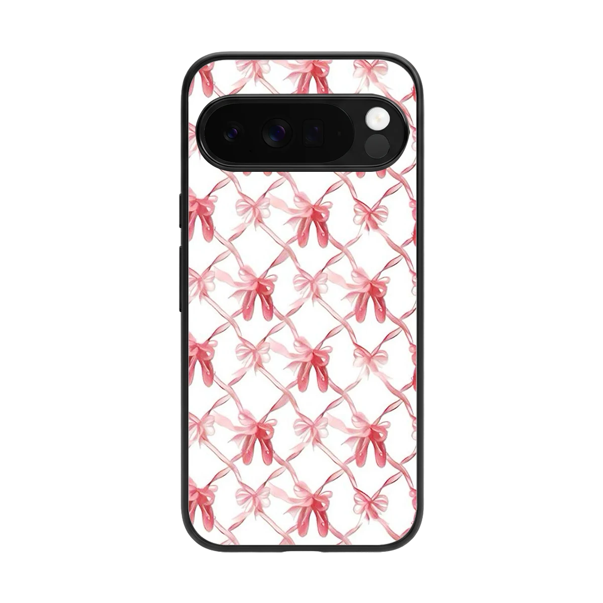 Bow Ribbon back phone cover | glass case for google pixel 10 pro xl