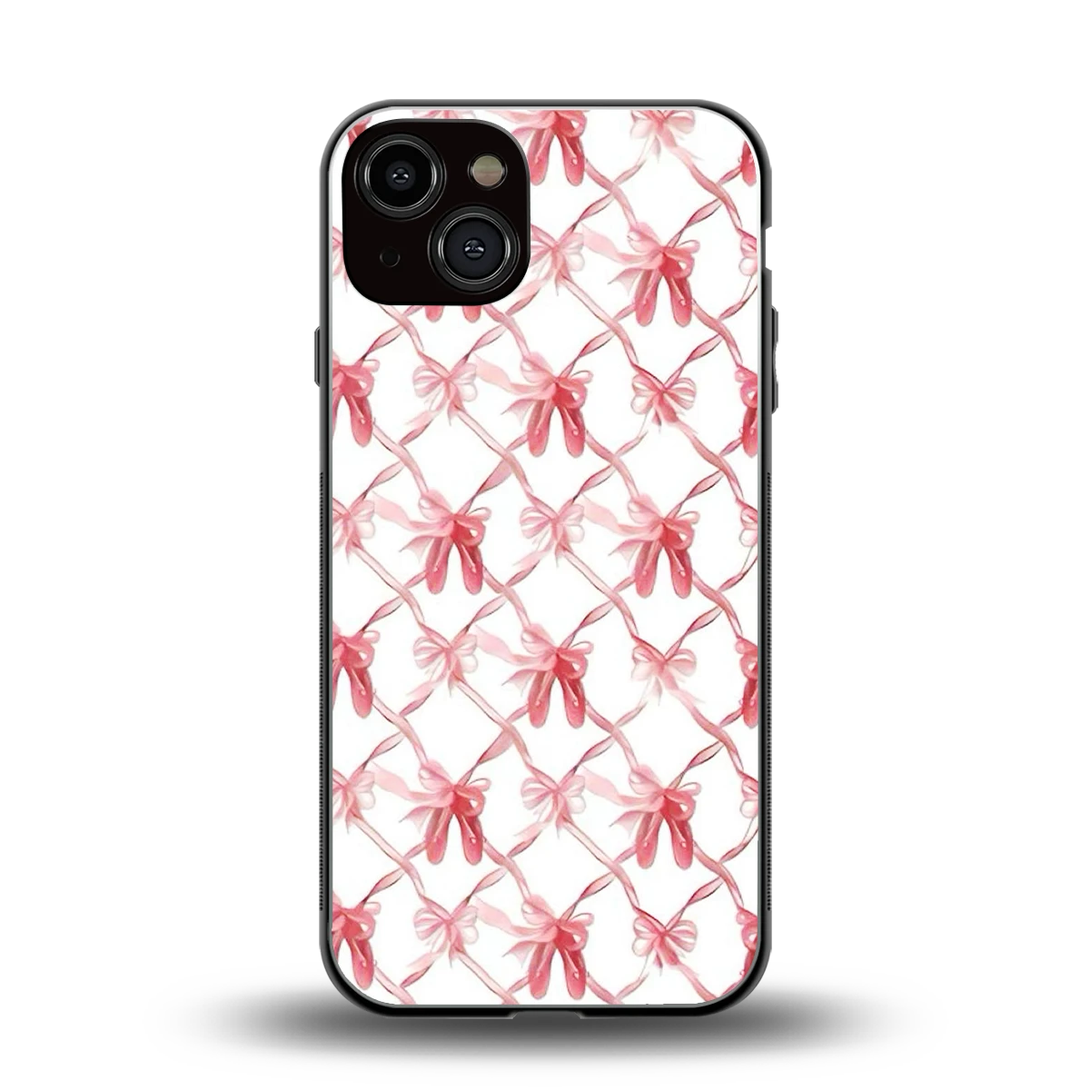Bow Ribbon back phone cover | glass case for iphone 14