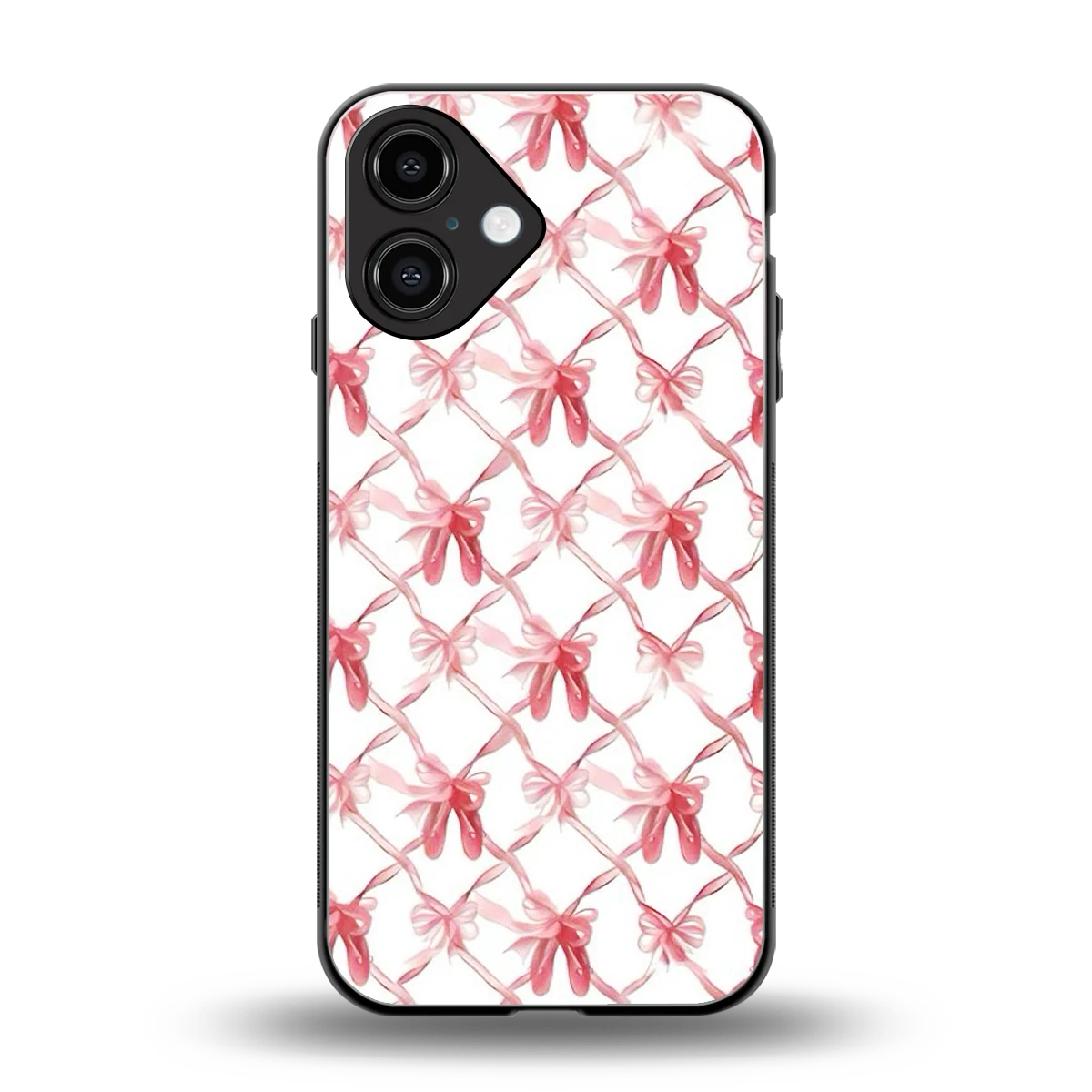 Bow Ribbon back phone cover | glass case for iphone 16