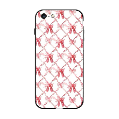 Bow Ribbon back phone cover | glass case for iphone 6