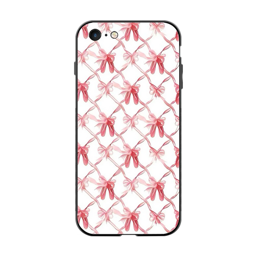 Bow Ribbon back phone cover | glass case for iphone 6