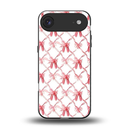 Bow Ribbon back phone cover | glass case for iphone air