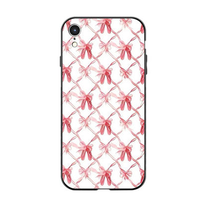 Bow Ribbon back phone cover | glass case for iphone xr