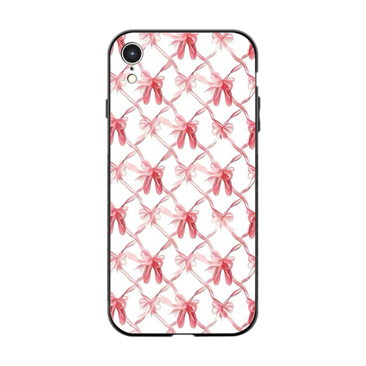 Bow Ribbon back phone cover | glass case for iphone xr