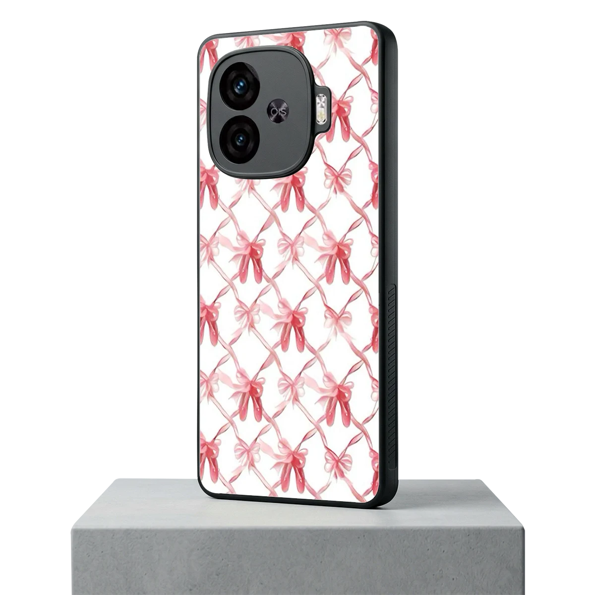Bow Ribbon iqoo neo 10r 5g mobile cover | shockproof glass phone case
