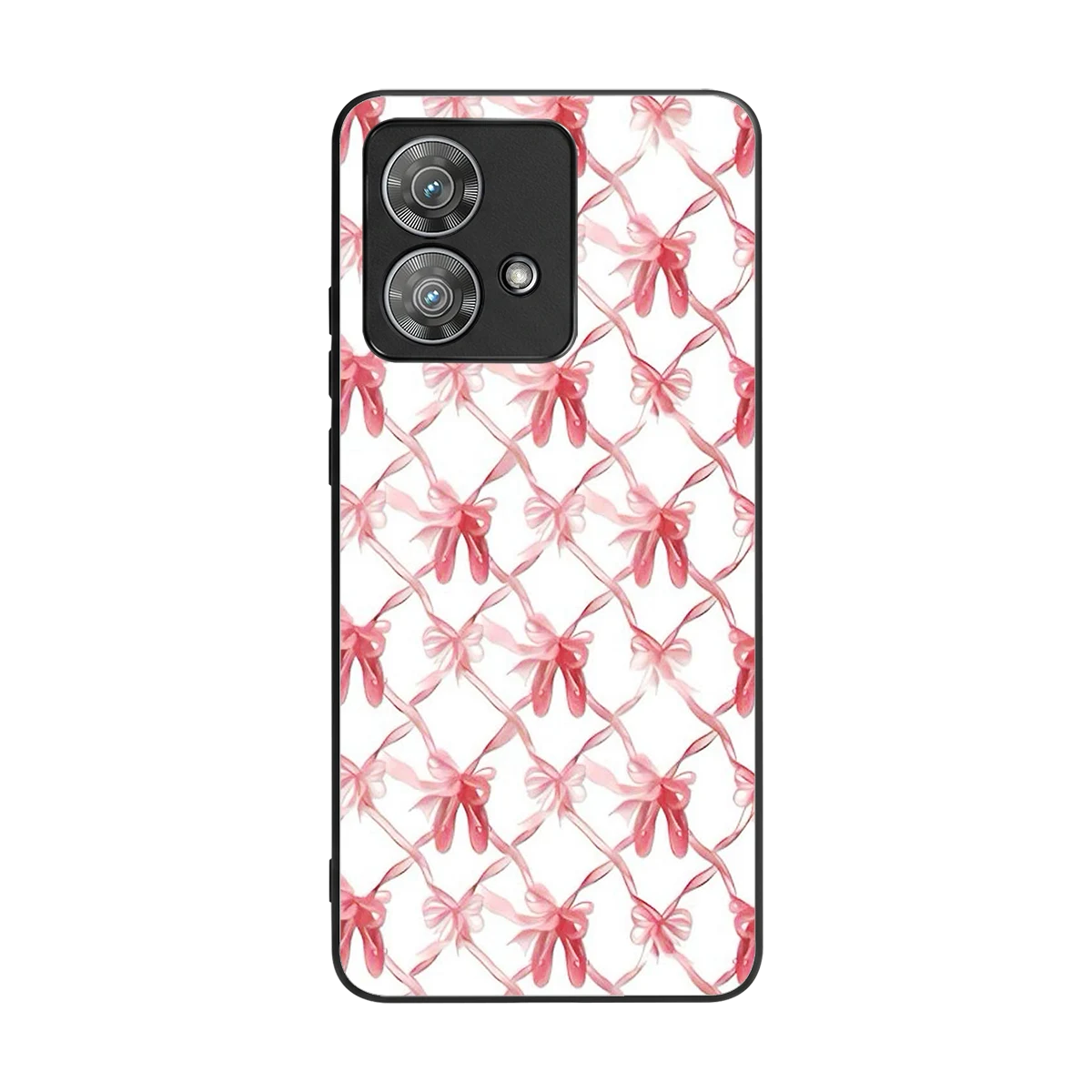 Bow Ribbon back phone cover | glass case for motorola edge 40 neo 5g