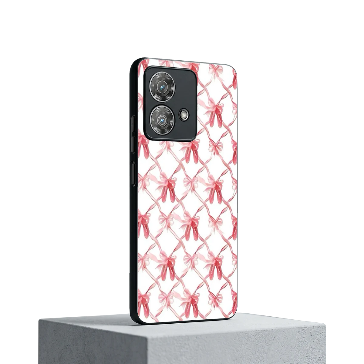 Bow Ribbon motorola edge 40 neo 5g mobile cover | shockproof glass phone case