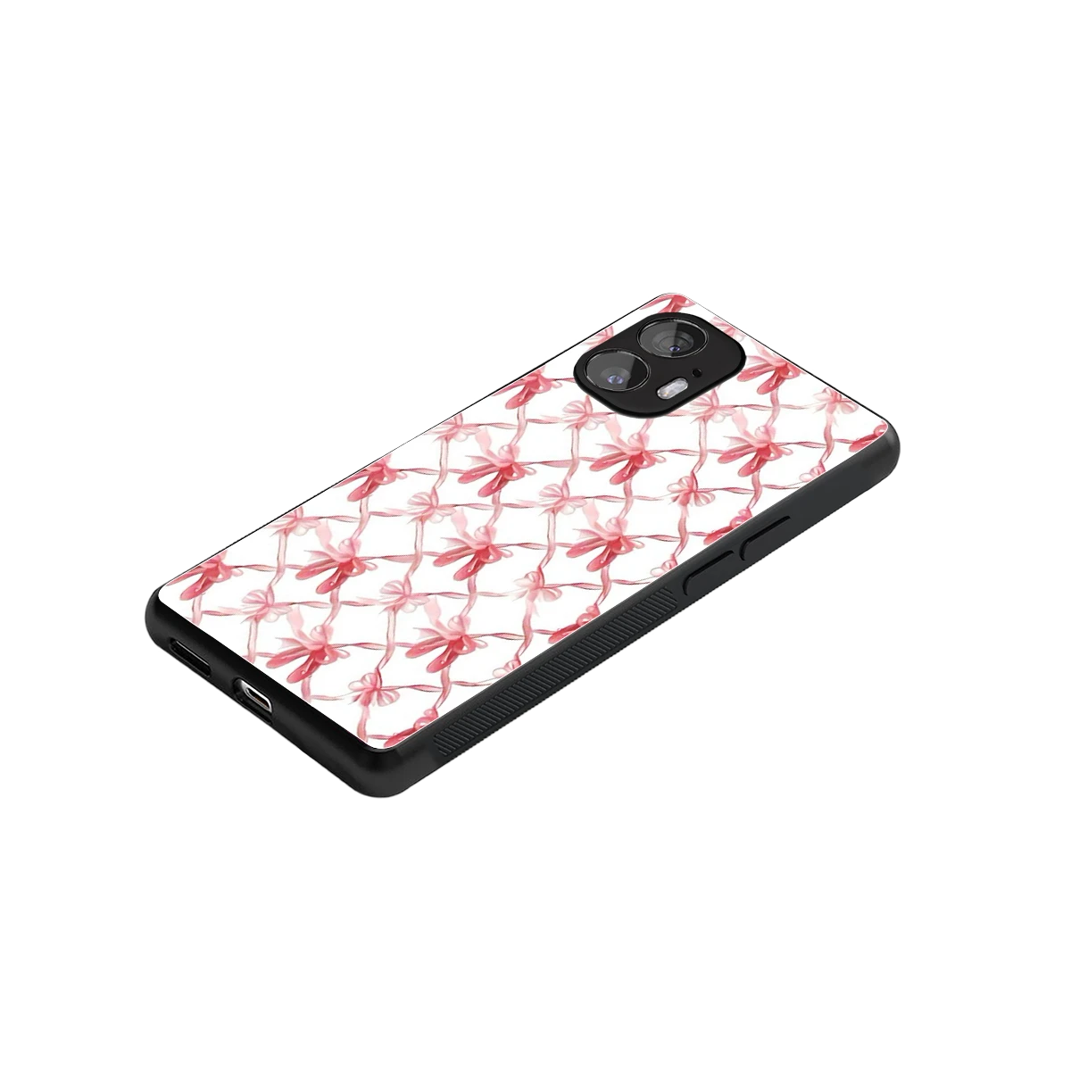 Bow Ribbon stylish phone case for nothing phone 2 | glossy glass and slim fit