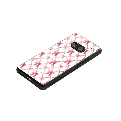 Bow Ribbon stylish phone case for nothing phone 2a | glossy glass and slim fit