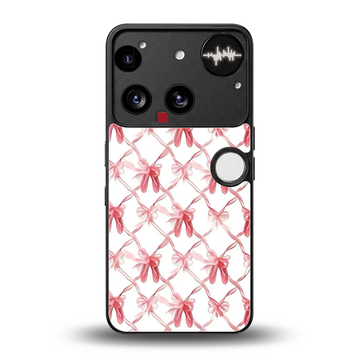 Bow Ribbon back phone cover | glass case for nothing phone 3