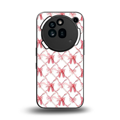 Bow Ribbon back phone cover | glass case for nothing phone 3a pro