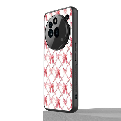 Bow Ribbon nothing phone 3a pro mobile cover | shockproof glass phone case