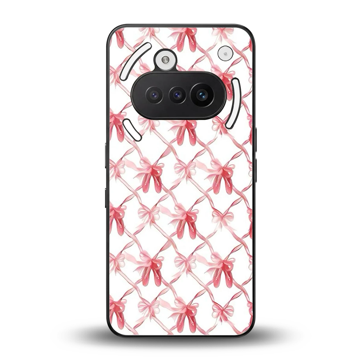 Bow Ribbon back phone cover | glass case for nothing phone 3a