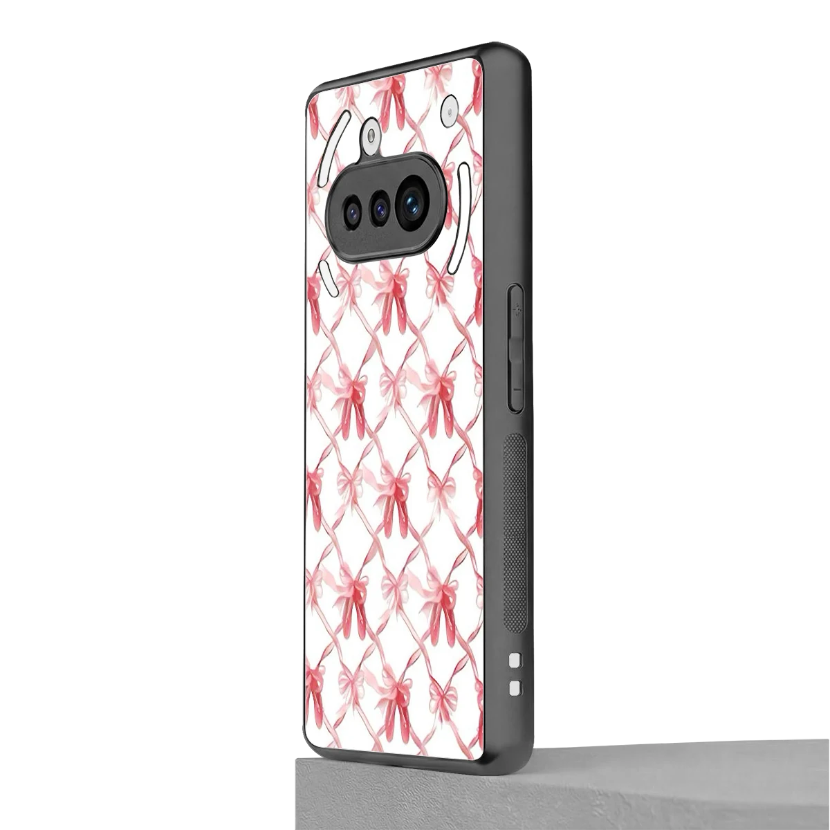 Bow Ribbon nothing phone 3a mobile cover | shockproof glass phone case