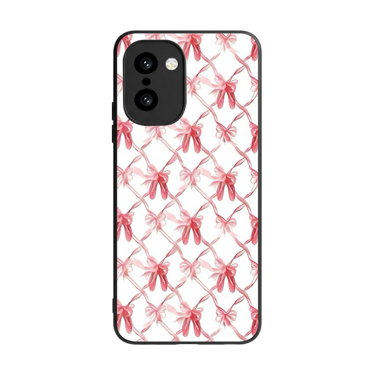 Bow Ribbon back phone cover | glass case for oneplus 15r