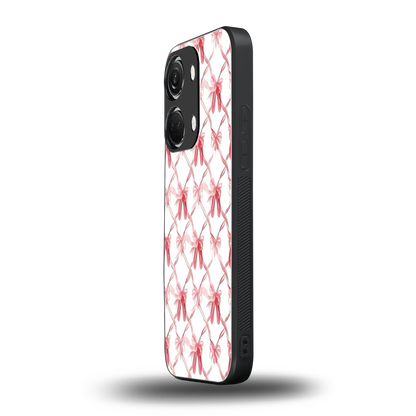 Bow Ribbon oneplus nord 3 mobile cover | shockproof glass phone case