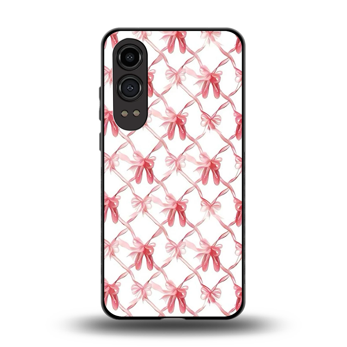 Bow Ribbon back phone cover | glass case for oneplus nord ce 4 lite