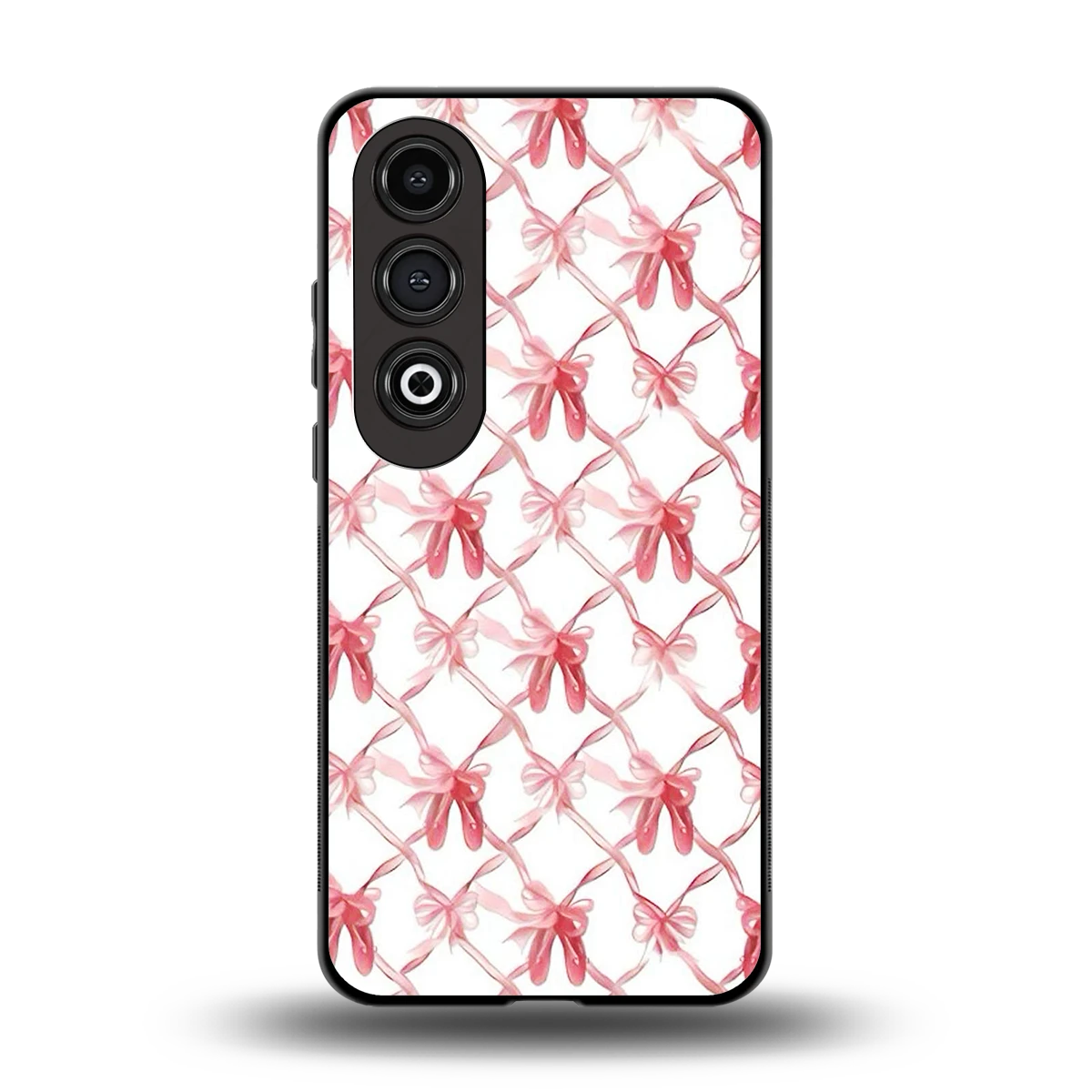 Bow Ribbon back phone cover | glass case for oneplus nord ce 4