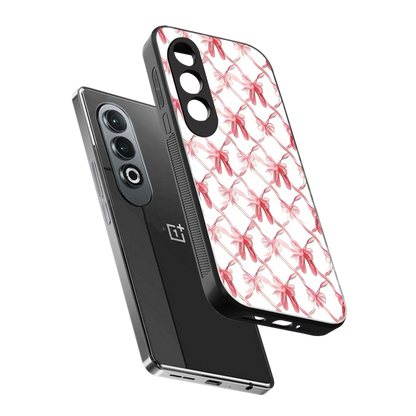 Bow Ribbon sleek oneplus nord ce 4 cover with tempered glass back and TPU edges