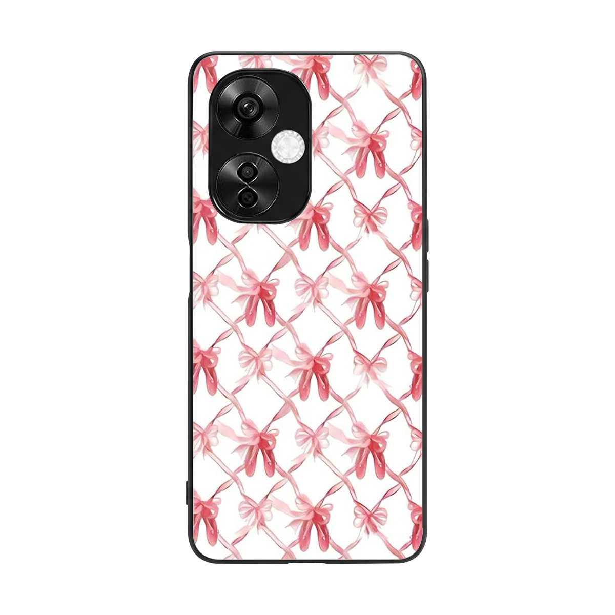 Bow Ribbon back phone cover | glass case for oneplus nord ce 3 lite