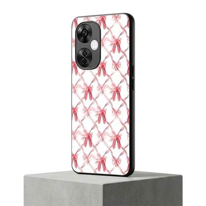 Bow Ribbon oneplus nord ce 3 lite mobile cover | shockproof glass phone case