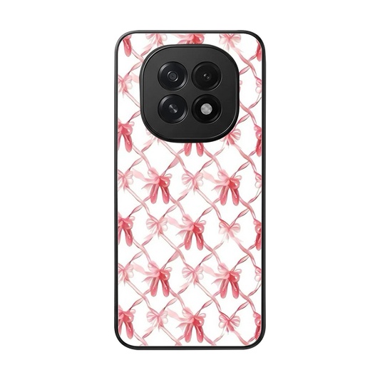 Bow Ribbon back phone cover | glass case for oppo f29 5g