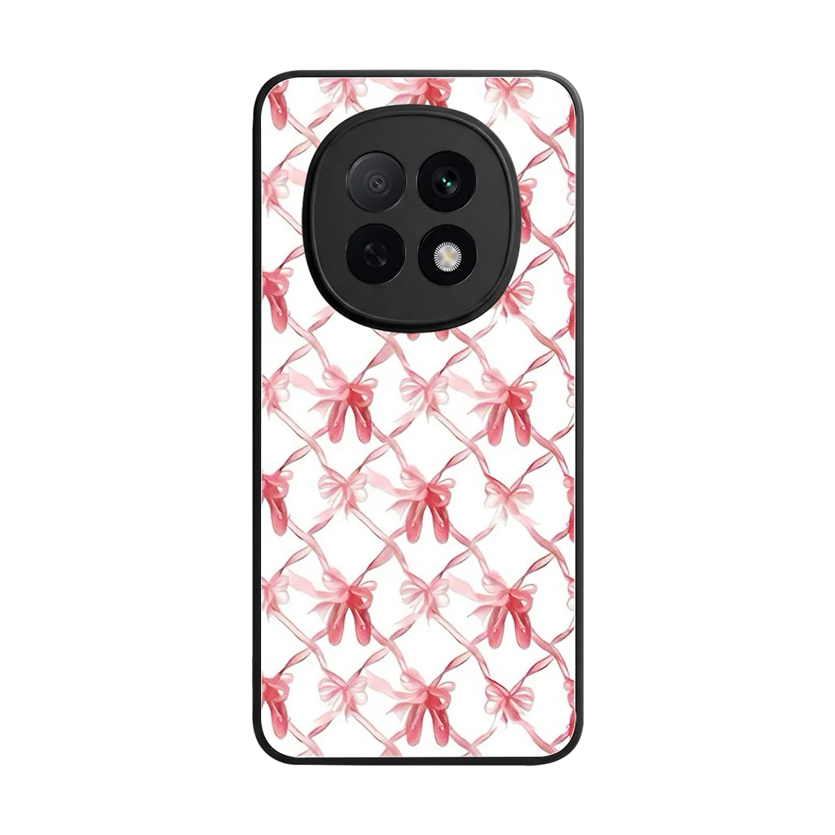 Bow Ribbon back phone cover | glass case for oppo f29 pro 5g