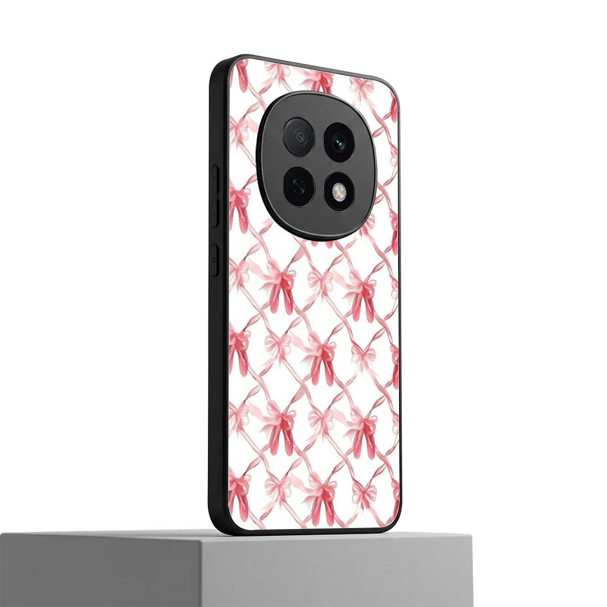 Bow Ribbon oppo f29 pro 5g mobile cover | shockproof glass phone case