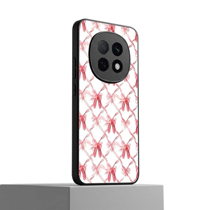 Bow Ribbon oppo f29 pro 5g mobile cover | shockproof glass phone case