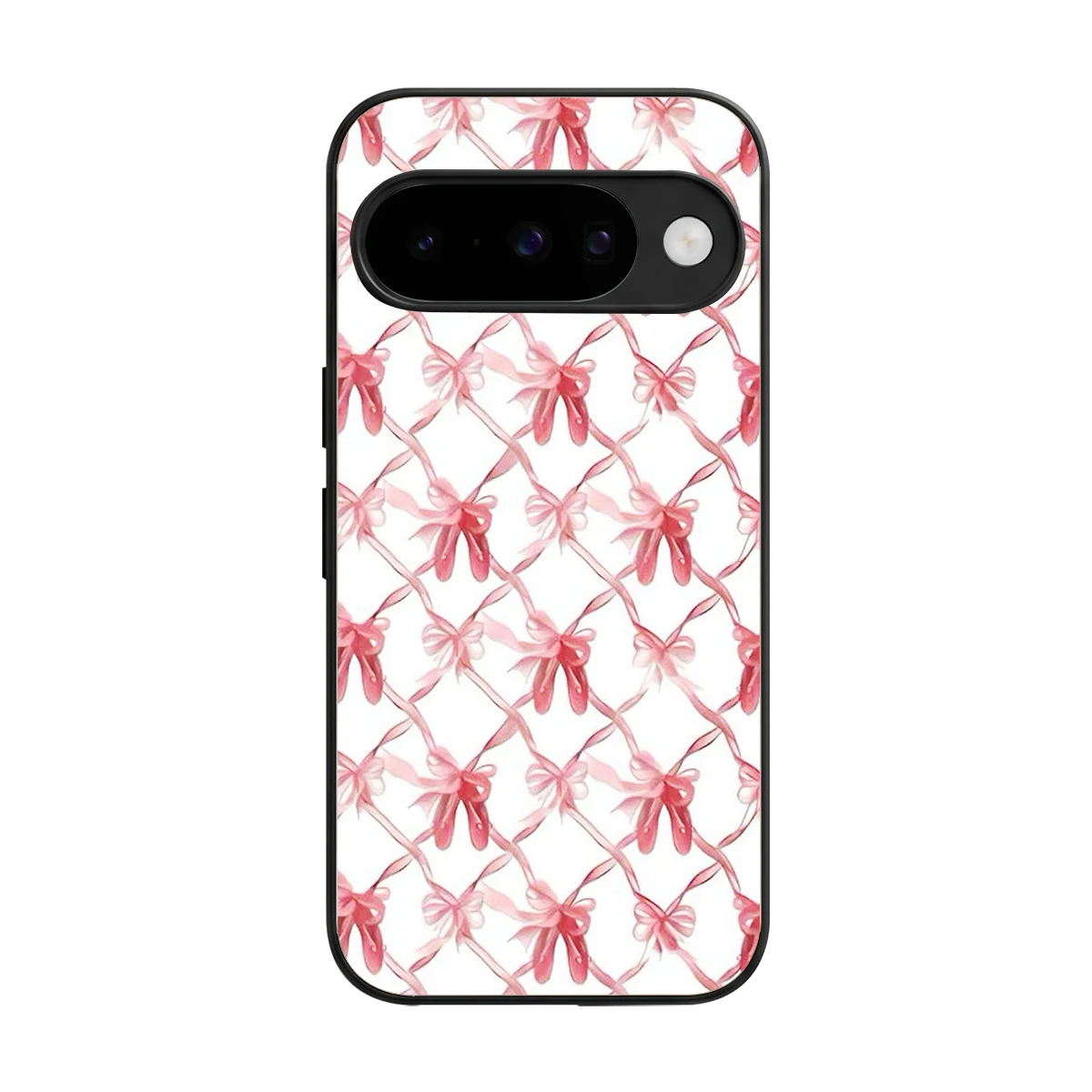Bow Ribbon back phone cover | glass case for google pixel 10