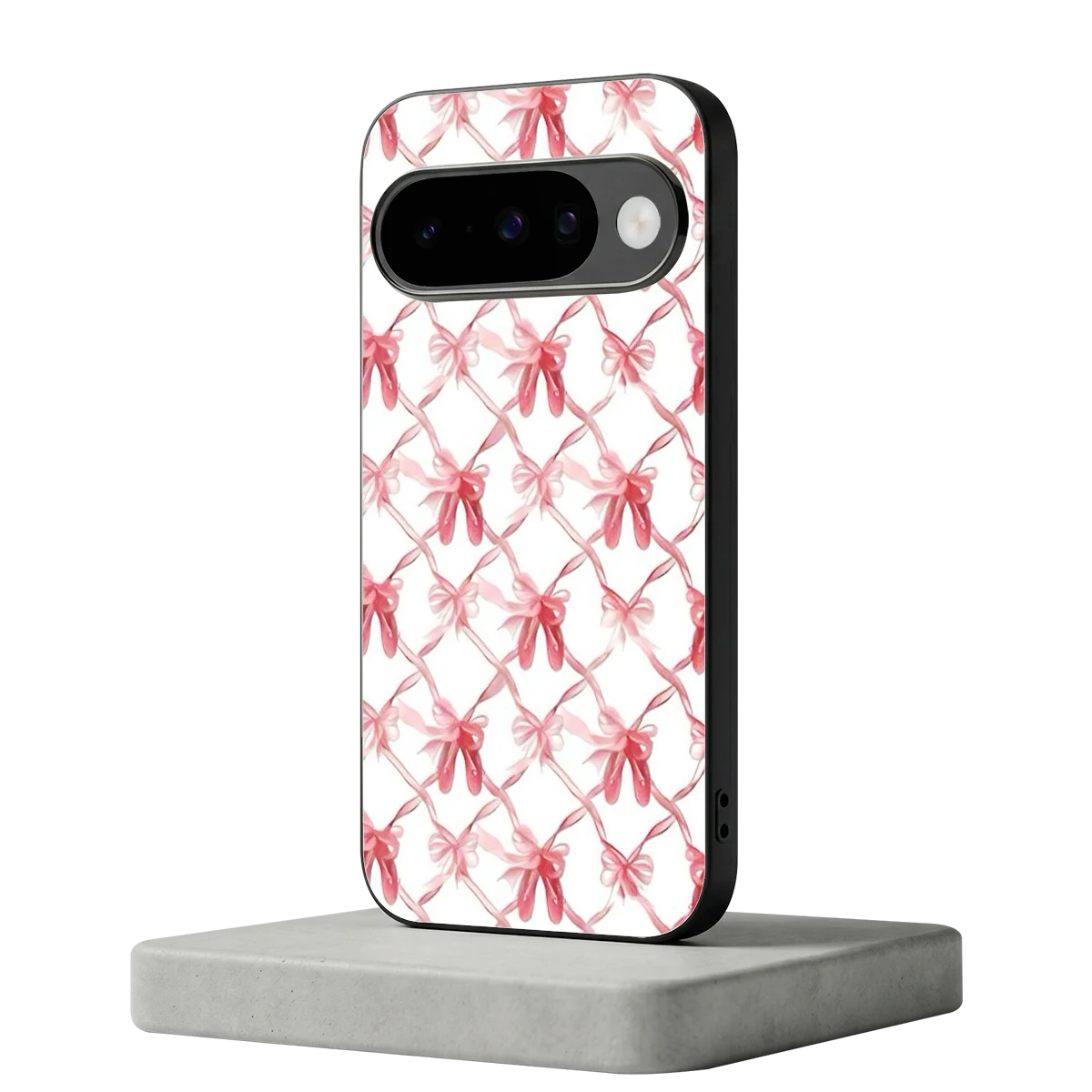 Bow Ribbon google pixel 10 mobile cover | shockproof glass phone case