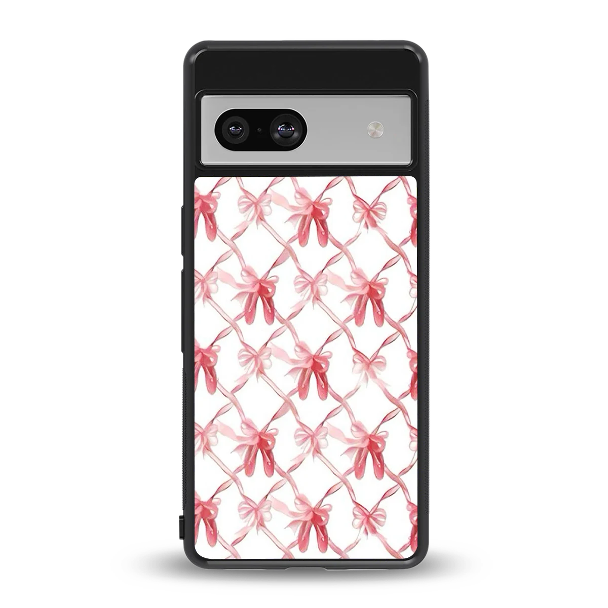 Bow Ribbon back phone cover | glass case for google pixel 7