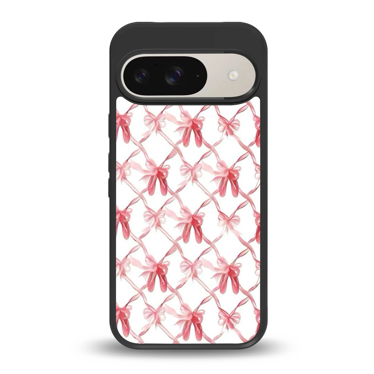 Bow Ribbon back phone cover | glass case for google pixel 9