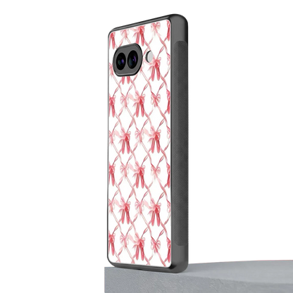 Bow Ribbon google pixel 10a mobile cover | shockproof glass phone case