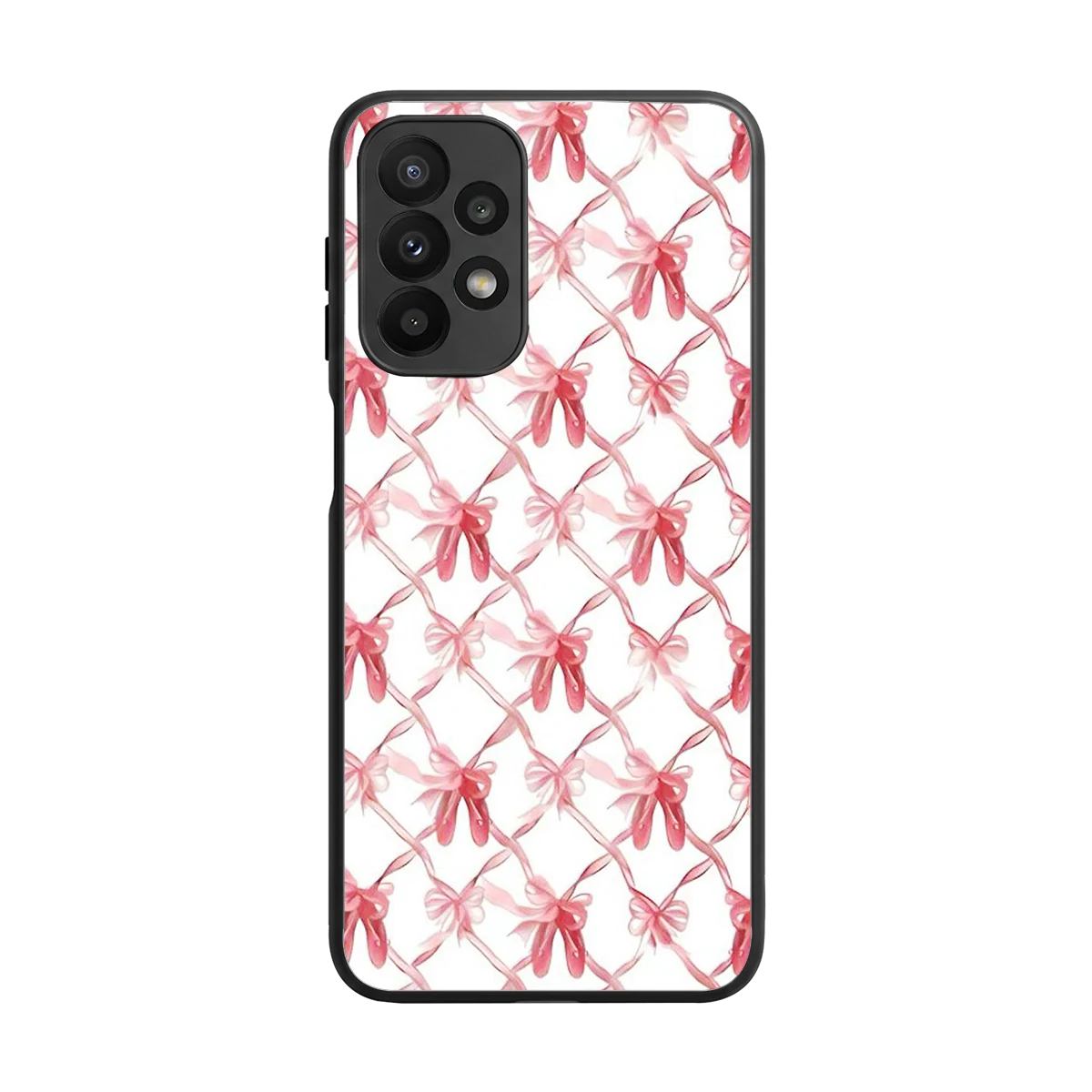 Bow Ribbon back phone cover | glass case for samsung galaxy a23