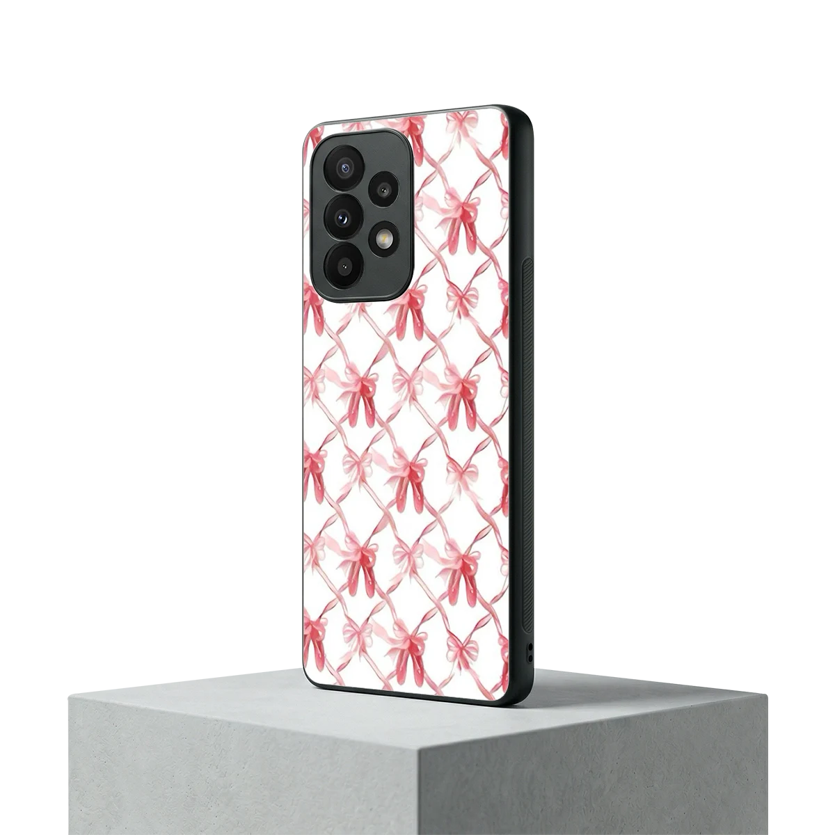 Bow Ribbon samsung galaxy a23 mobile cover | shockproof glass phone case
