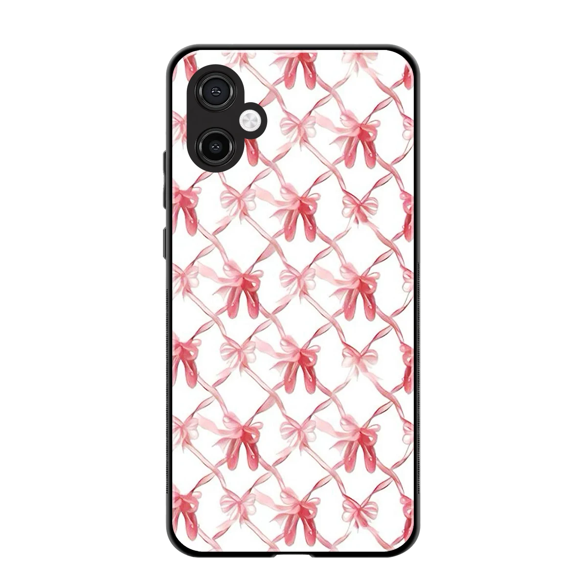 Bow Ribbon back phone cover | glass case for samsung galaxy a06 5g