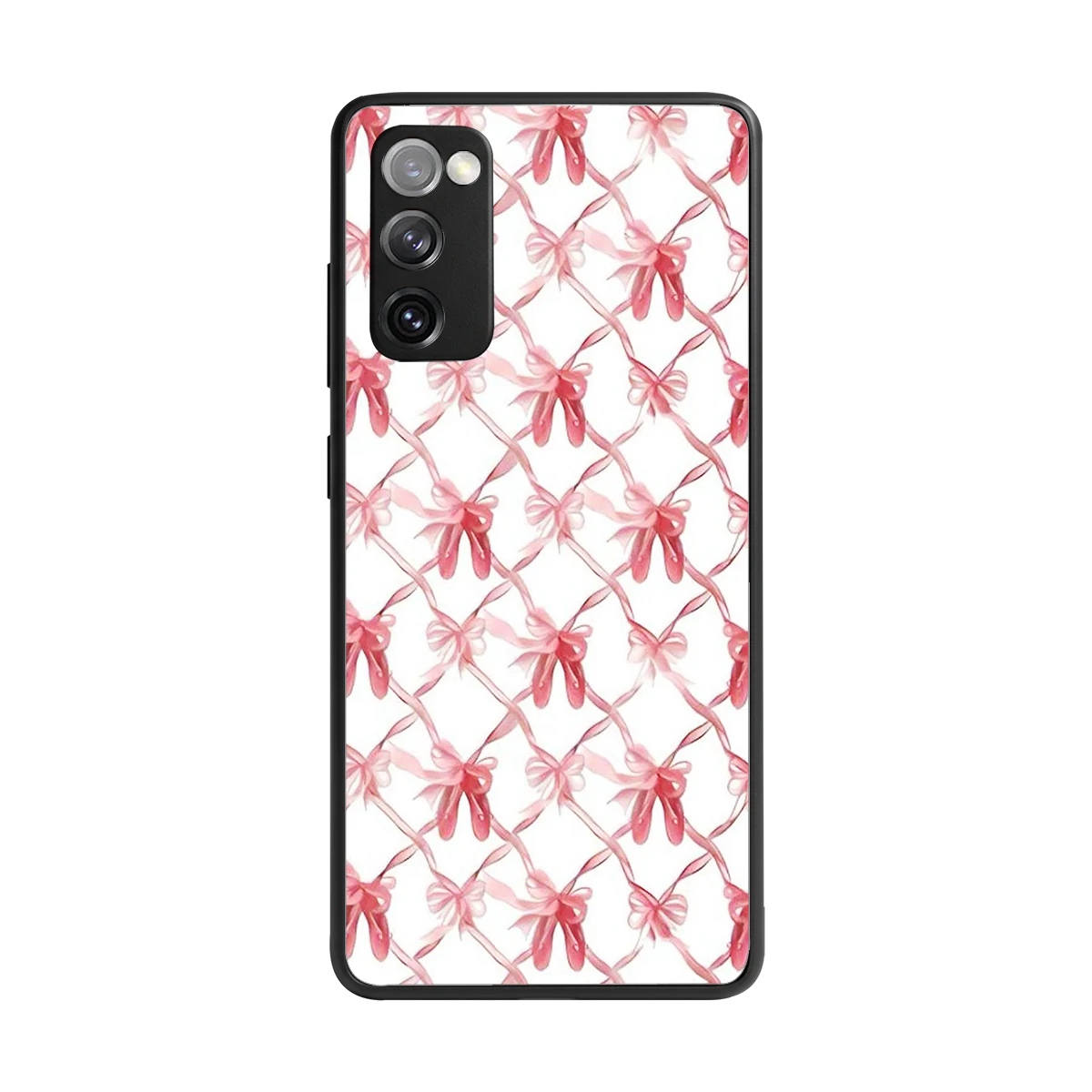 Bow Ribbon back phone cover | glass case for samsung galaxy s20 fe