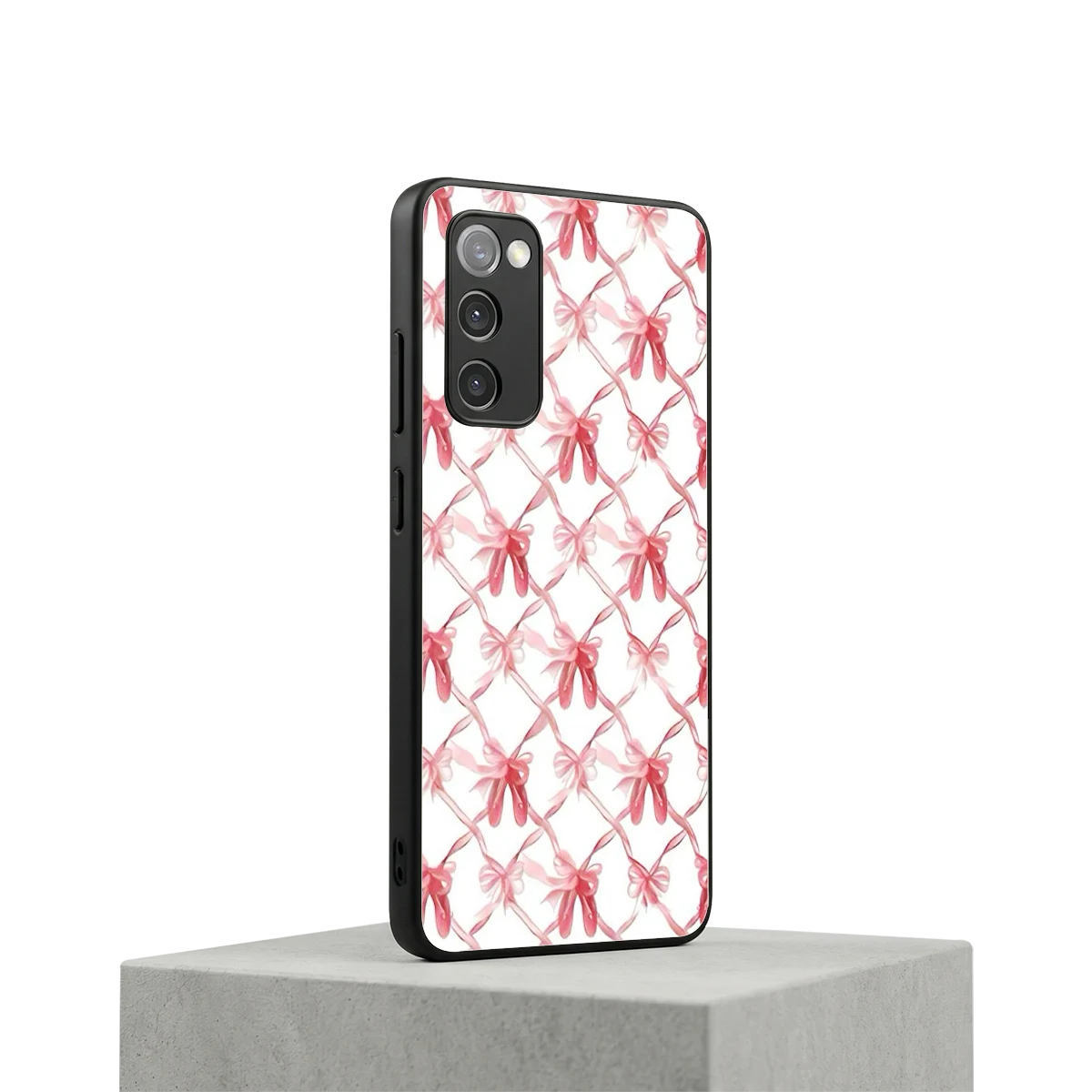 Bow Ribbon samsung galaxy s20 fe mobile cover | shockproof glass phone case
