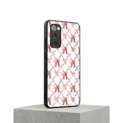 Bow Ribbon samsung galaxy s20 fe mobile cover | shockproof glass phone case