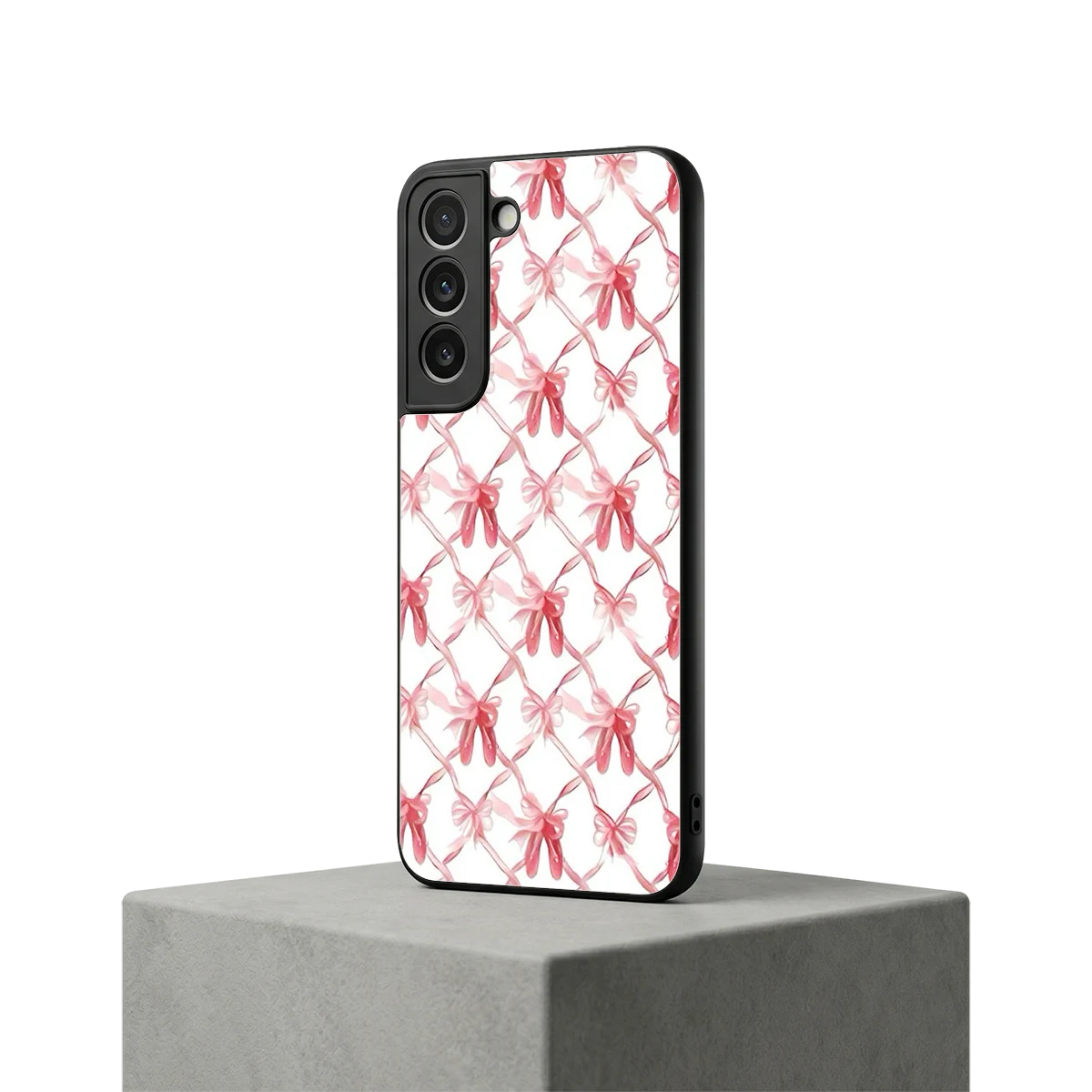 Bow Ribbon samsung galaxy s22 mobile cover | shockproof glass phone case
