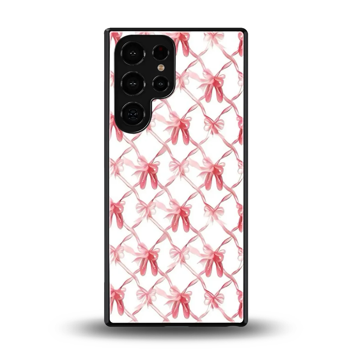 Bow Ribbon back phone cover | glass case for samsung galaxy s26 ultra