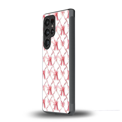 Bow Ribbon samsung galaxy s26 ultra mobile cover | shockproof glass phone case